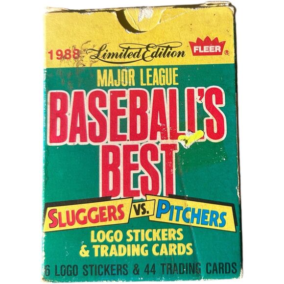 MLB Other - 1988 Fleer Baseball's Best Sluggers vs Pitchers - Full Set + Stickers